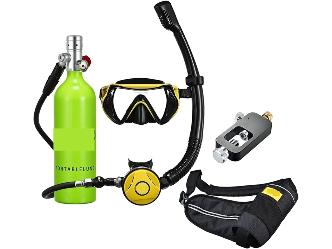 Mini Botella De Buceo, Tubo De Snorkel, Rebreather, Equipo Portátil De Apnea