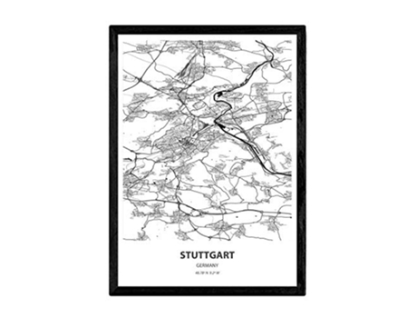 Poster NACNIC Mapa de Stuttgart (A3)
