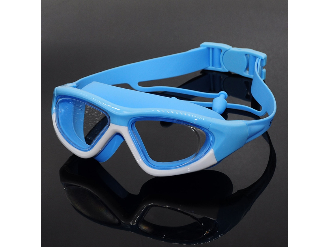Gafas de natación para niños Neveance con protección UV, antivaho y tapones para los oídos