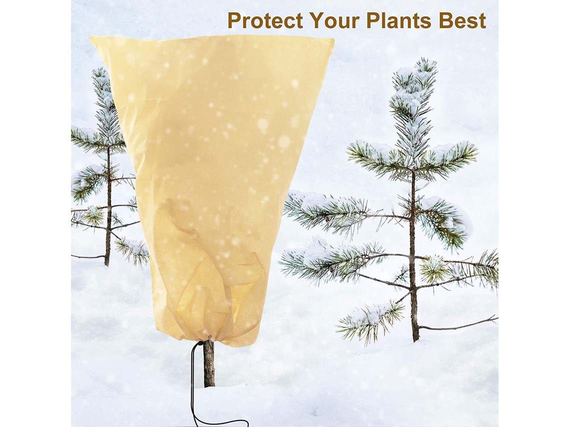 Cubierta protectora para plantas de exterior contra las heladas invernales