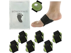 Soporte Arco Plantar, Almohadillas Para Alivio De Dolor De Fasciitis Plantar Y Corrector De Pie Plano Con Compresión Y Cojinaje 6 Pares