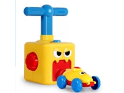 Coche de juguete educativo con globo de poder, kit de lanzamiento seguro para niños.