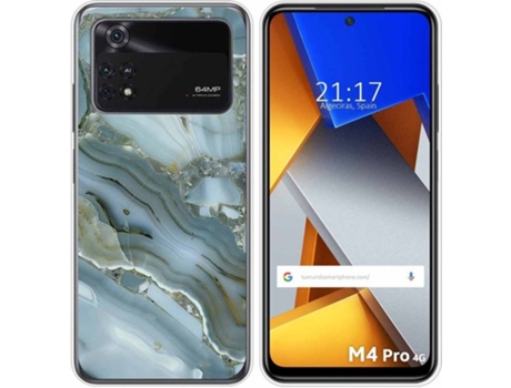Carcasa para Xiaomi Poco M4 Pro 4G TUMUNDOSMARTPHONE Dibujos Mármol 09 Multicolor