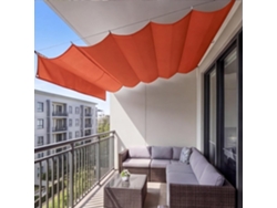 Toldo Retráctil Ondulado Resistente De Pes , Impermeable