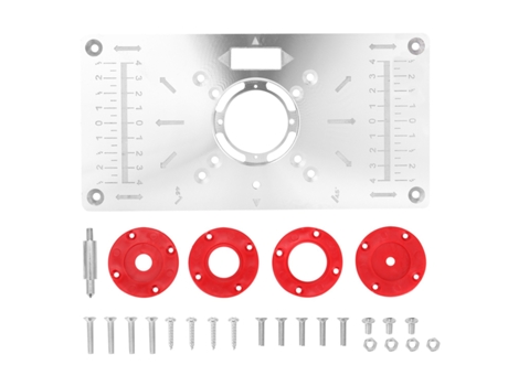 Enrutador multifuncional de aleación de aluminio, placa de inserción de mesa, recortadora, máquina herramienta de grabado, bancos de carpintería, h...
