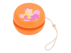 Yo-yo De Madera Con Estampado De Dibujos Animados Para La Educación Infantil (princesa Naranja)