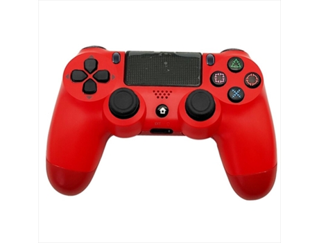 Mando Smartek© Smtk-061 Compatible con PS4- Play Station 4 Rojo