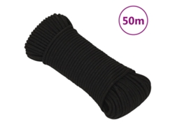 Cuerda VIDAXL Negro Poliéster