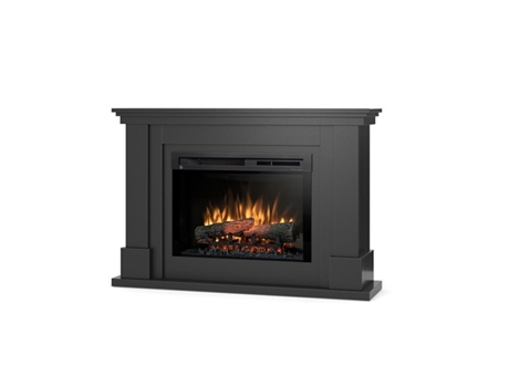 Chimenea eléctrica LED de pie LUENA Negro 26' 120 x 82 x 31 OUTINFIRE