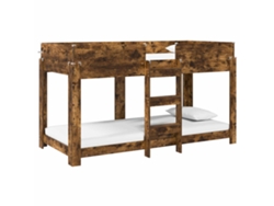 Maison Exclusive - Cama Litera Para Niños Roble Ahumado 80 X 200 Cm