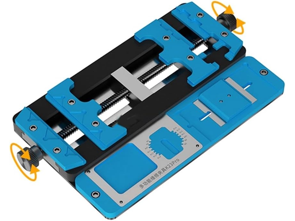 K23 Pro Soporte De Reparación De Teléfono Azul Placa Base Móvil Fija Universal