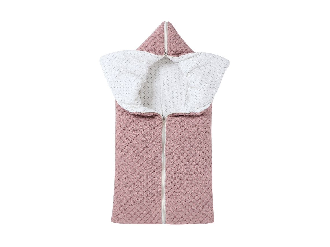 Saco De Dormir 2 En 1 Para Bebé Con Manta De Punto Abrigada Para Recién Nacidos De 0 A 24 Meses (rosa) Czhhmart