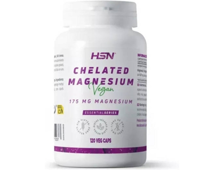 Magnesio De Hsn 350mg mineral elemental en la forma bisglicinato alta biodisponibilidad suministro 2 meses... complemento alimentar 120