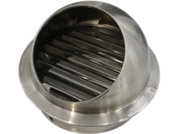 Tapa De Ventilación Pared Acero Inoxidable 304, Redonda E Impermeable Con Malla Integrada Para Baño Y Cocin...
