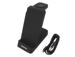 Cargador Inalámbrico De Viaje Plegable 3 En 1 Para Ios 14 13 Pro Max Watch Auriculares