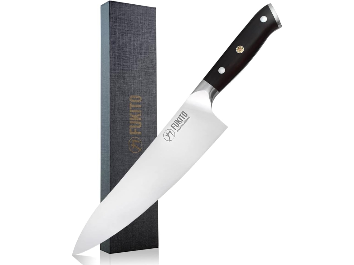 Cuchillo De Chef: El Es Esencial Para Preparar Tus Comidas Por Su Gran Versatilidad. Puedes Cortar Verduras,