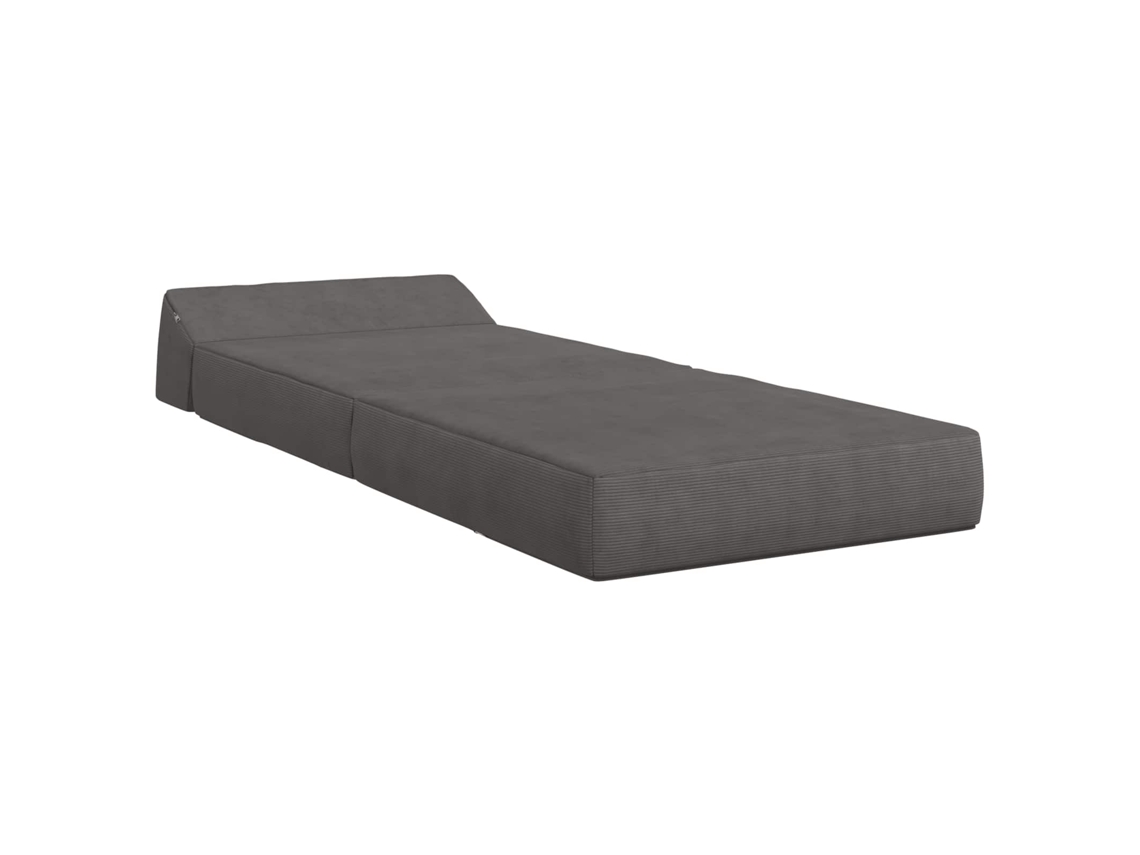 Sofá Cama Plegable Gris Oscuro 60 X 70 X 41 Cm Tela