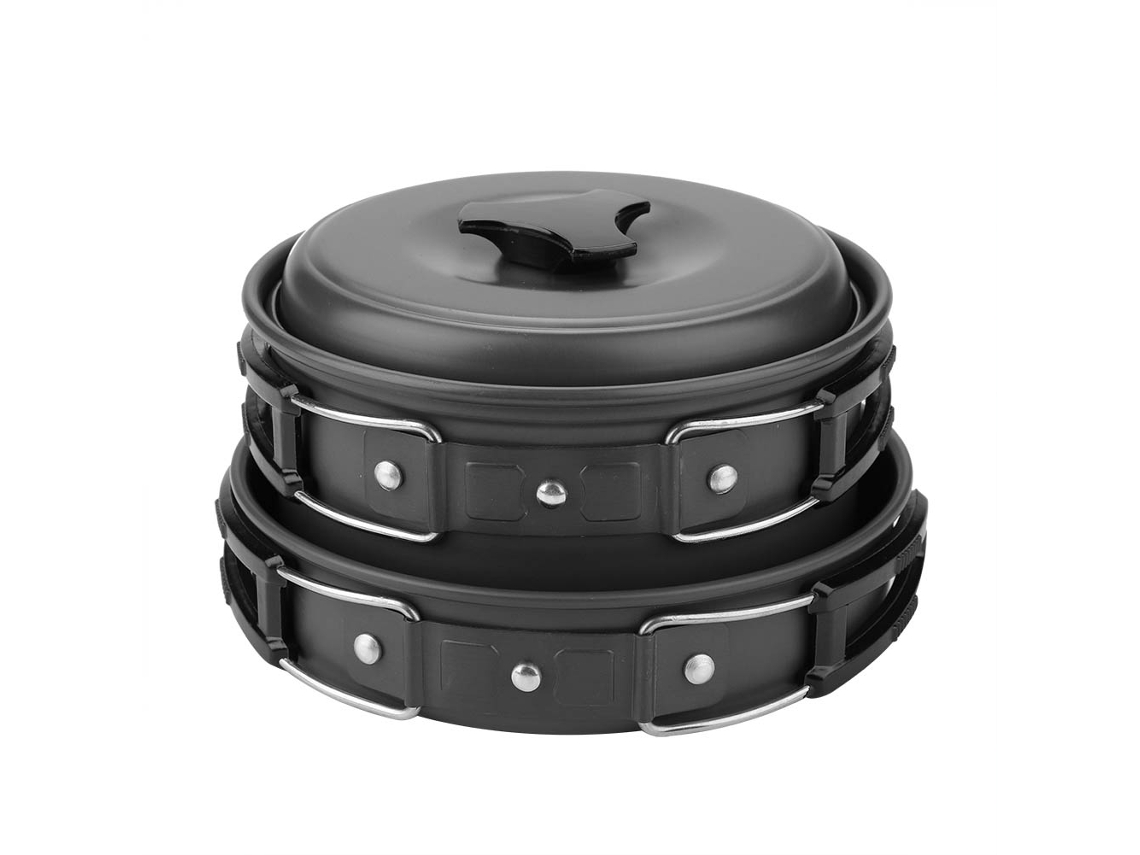 Juego De Cocina Portátil Para Camping, Picnics Y Uso Al Aire Libre, 8 Piezas, Aleación De Aluminio.