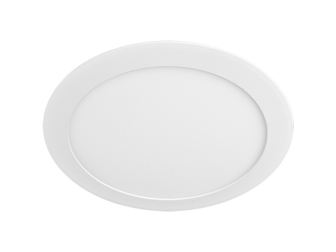 Foco empotrable LED Evolution redondo 1X18W LED 1200Lm 4000K 120 Alt.0 2Xd.22Cm blanco FERRIMEX