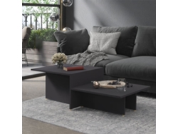 Mesa de Centro Apoyo 111,5X50X33 Cm Madera Procesada Gris