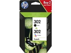 Cartucho de tinta HP HP 302 Original Negro, Cian, Magenta, Amarillo Multipack