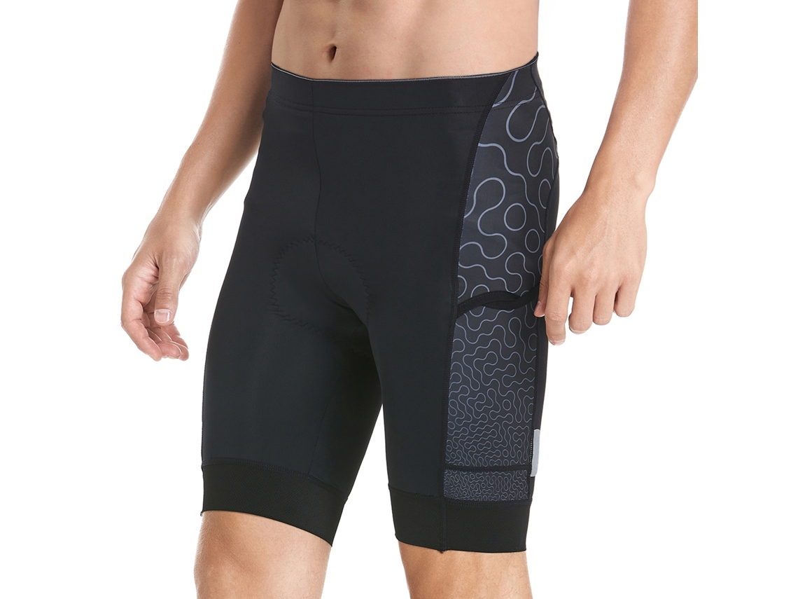 Pantalones Cortos De Ciclismo Para Hombre Con Acolchado Y 3 Bolsillos - Calzoncillos Transpirables Para Ciclismo