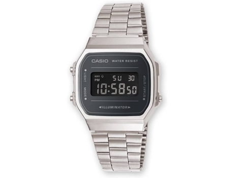Reloj Digital CASIO Vintage Hombre (Acero - Plateado)