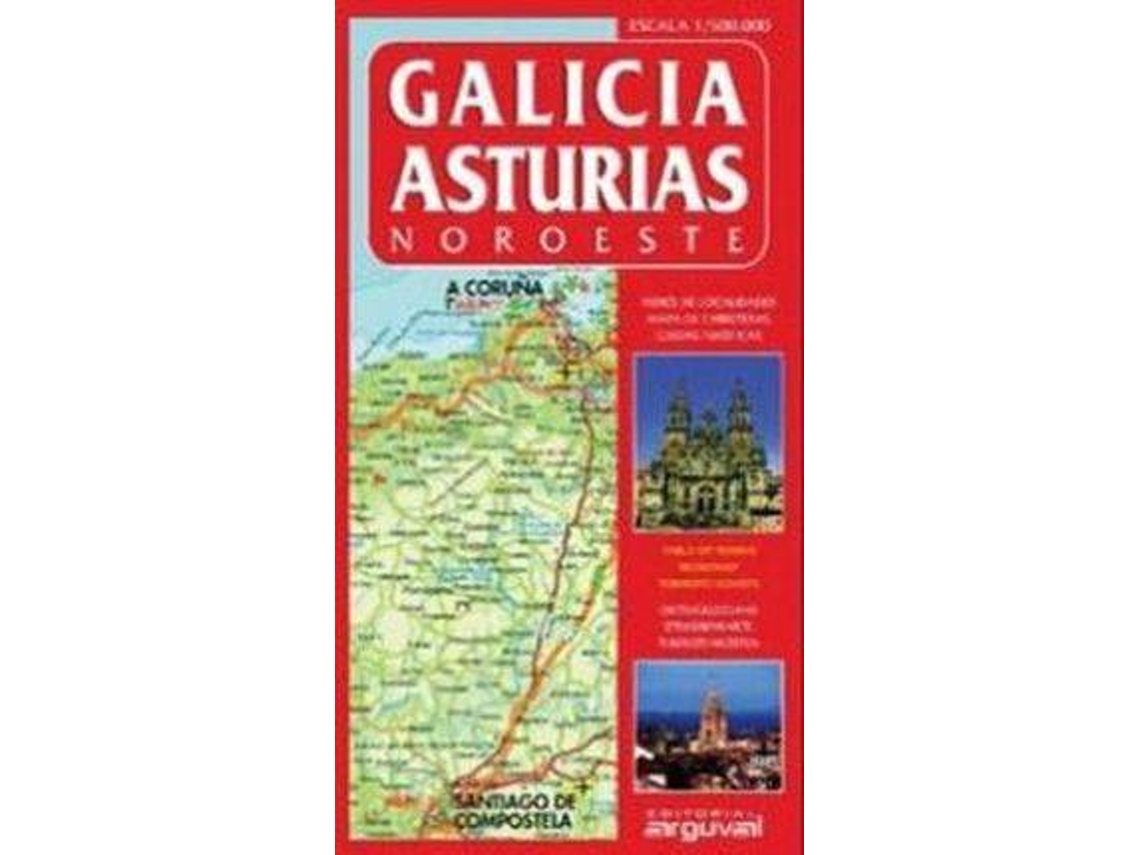 Libro Mapa De Galicia Y Asturias de Arguval (Español)