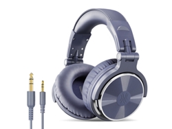 Auriculares circumaurales con cable para monitorización y mezcla de estudio de alta resolución, ideales para DJs.