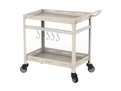 Carrito de servicio para exterior Bard Steel 72x77x38 cm Champagne Casapro