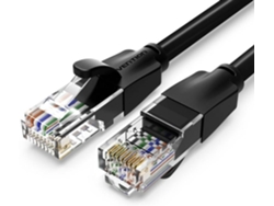 Cable VENTION IBEBF (RJ45 - 1 m - Negro)