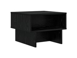 Mesa de centro HARLANV1 en roble negro, 48x46x35 cm.