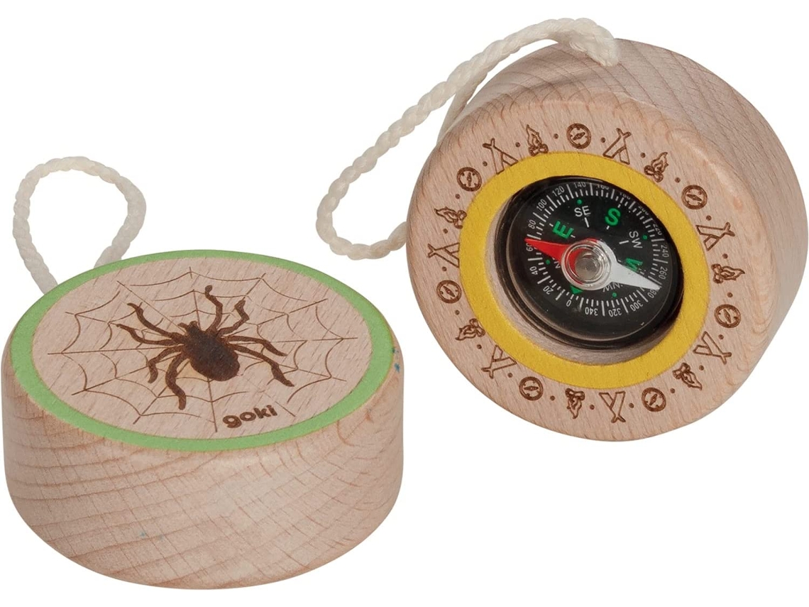 Jogo de Mesa GOKI Spider Wooden Compass (3 Anos)
