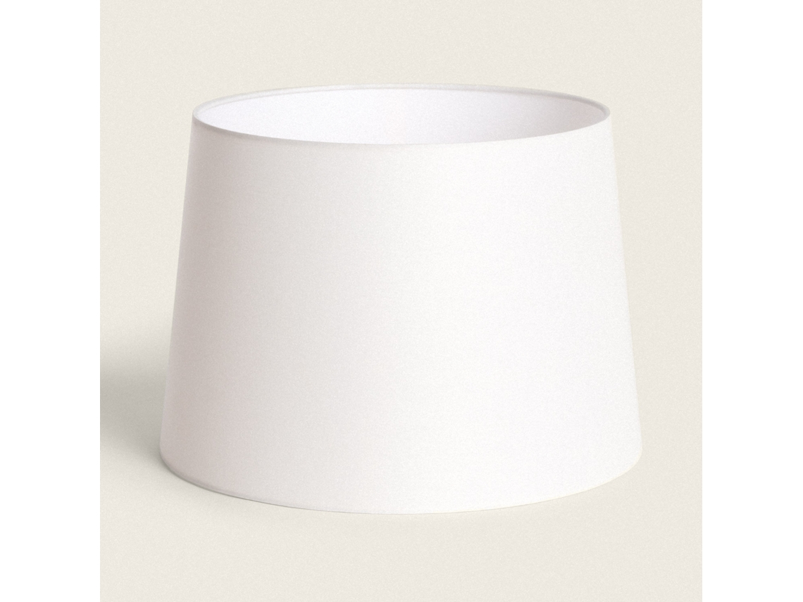Pantalla LEDKIA Priya ILUZZIA Blanco Antigo (Tela - 25x35 cm)