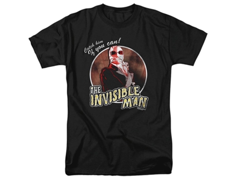 Camiseta ROCKINSTONE Pegue-o Se For Capaz Homem Invisível (S)