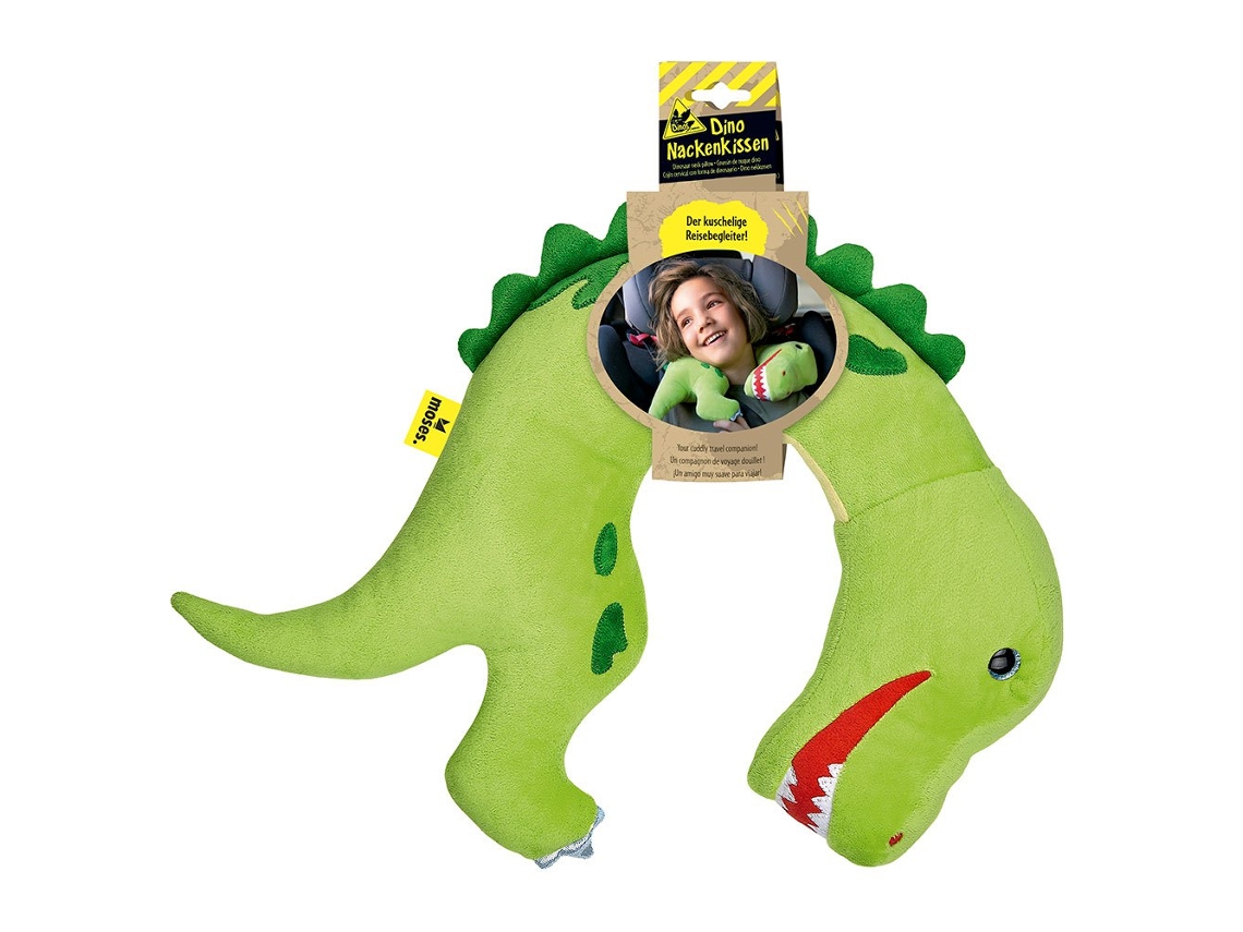 Em Forma de Dinossauro Almofada Cervical Verdemoses