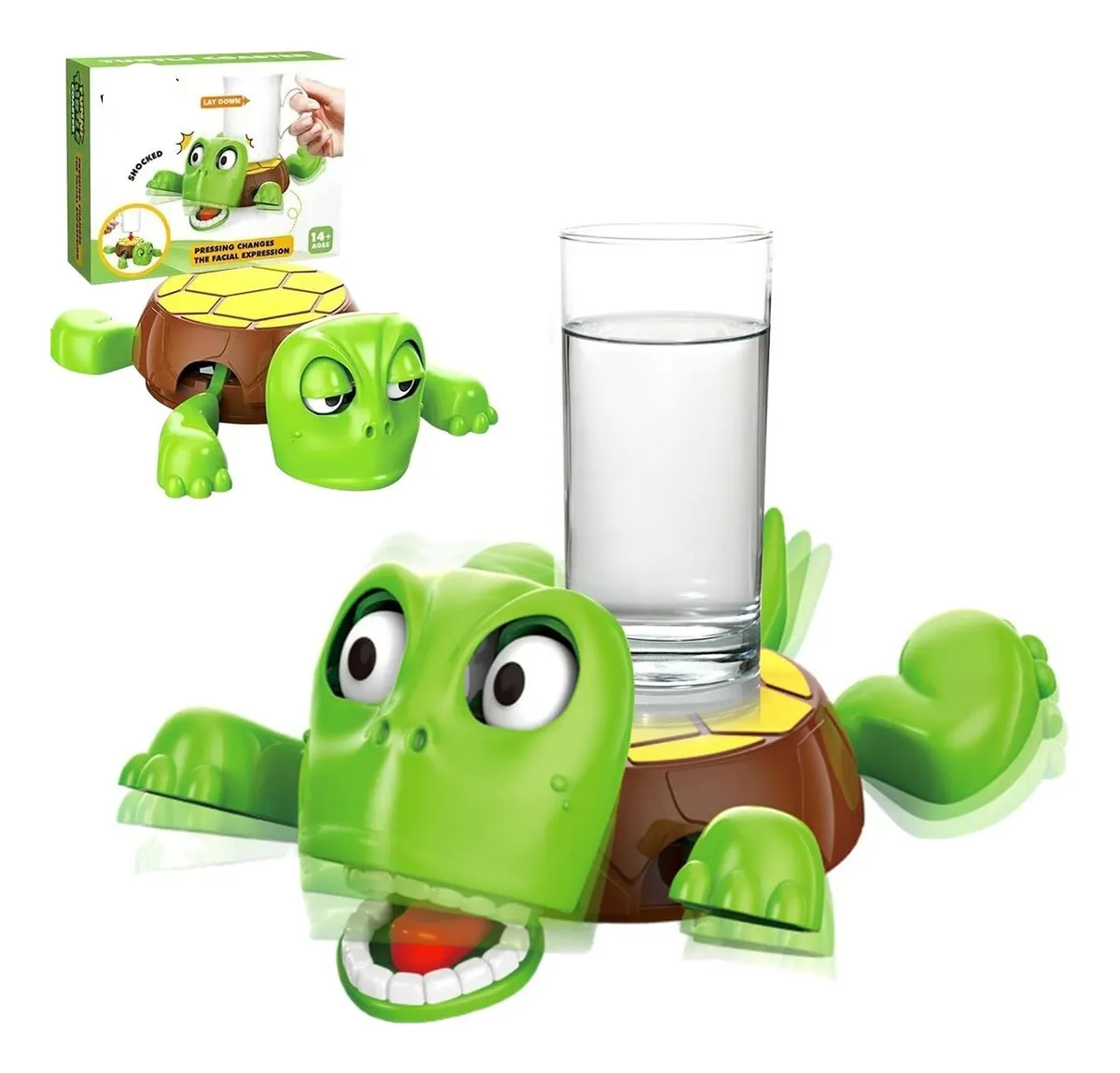 Posavasos divertido con forma de tortuga 3D, posavasos de mesa Comslowmoose