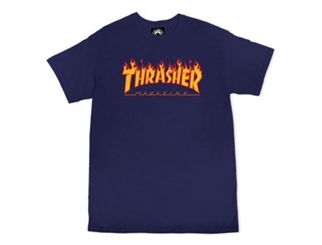 Camiseta de Hombre THRASHER Flame Naranja (M)