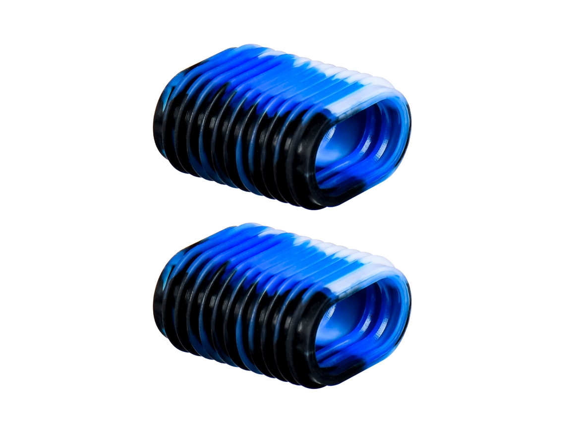 2 Fundas Antiderrame Para Mango De Carrete De Pesca, Empuñadura De Carrete De Casting, Cable De Silicona Ajustable