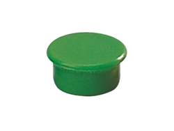95513 Paquete de 10 imanes para pizarra blanca Diámetro 13 mm Color verde Dahle