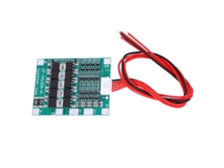 Módulo De Protección De 30 A, Placa De Circuito Balanceada Con Líneas Rojas Y Negras, Componentes Electrónicos.