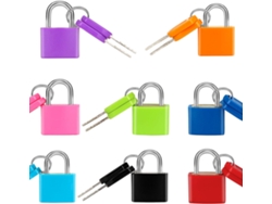 Cerradura de combinación para equipaje, 8 candados antirrobo con núcleo de cobre, adecuada para mochilas, maletas, armarios, etc.