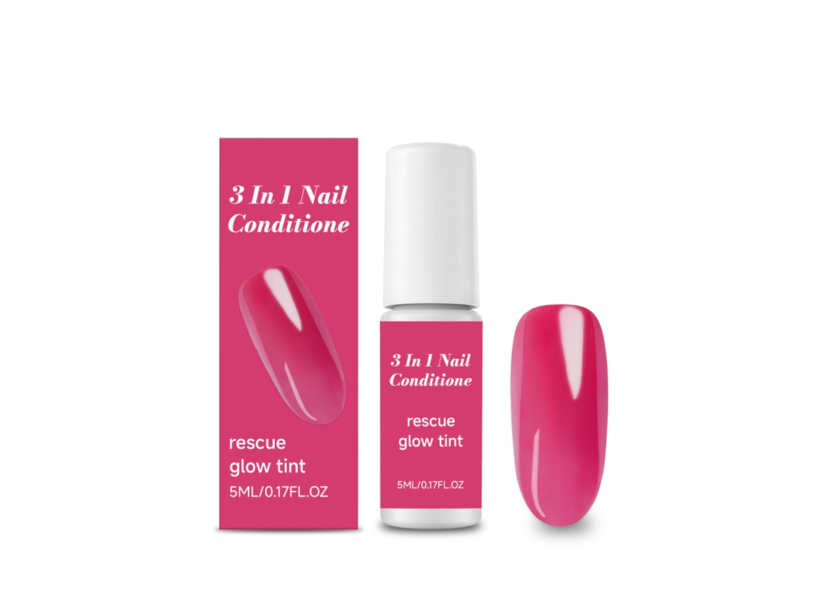 Uñas Magenta de Dureza Efecto Duradero
