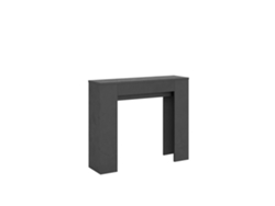 Consola extensible 90x25/181cm Slick Antracita Espatulado