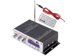 Amplificador De Potência Bluetooth Hifi Estéreo Com Controle Remoto Para Carro E Casa Reprodutor Digital Fm