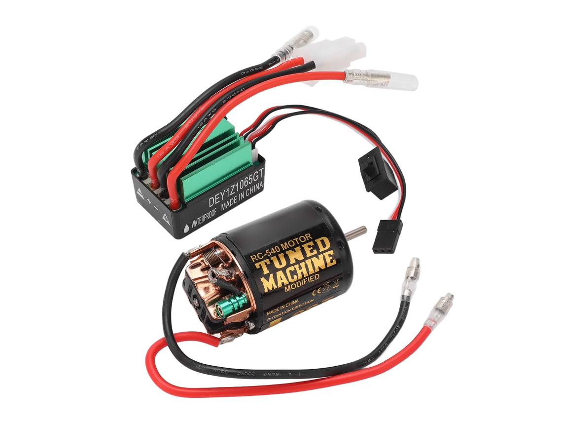 Motor Con Escobillas Combinado 540 Esc 65a Resistente Al Agua Para Axial Scx10 90046 Traxxas Tamiya