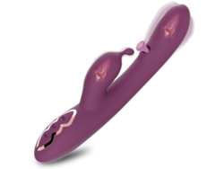 Vibrador Doble Motor Para Adultos Wtoyu Con Succión, Estimulación De Pezones Y Punto G, Morado