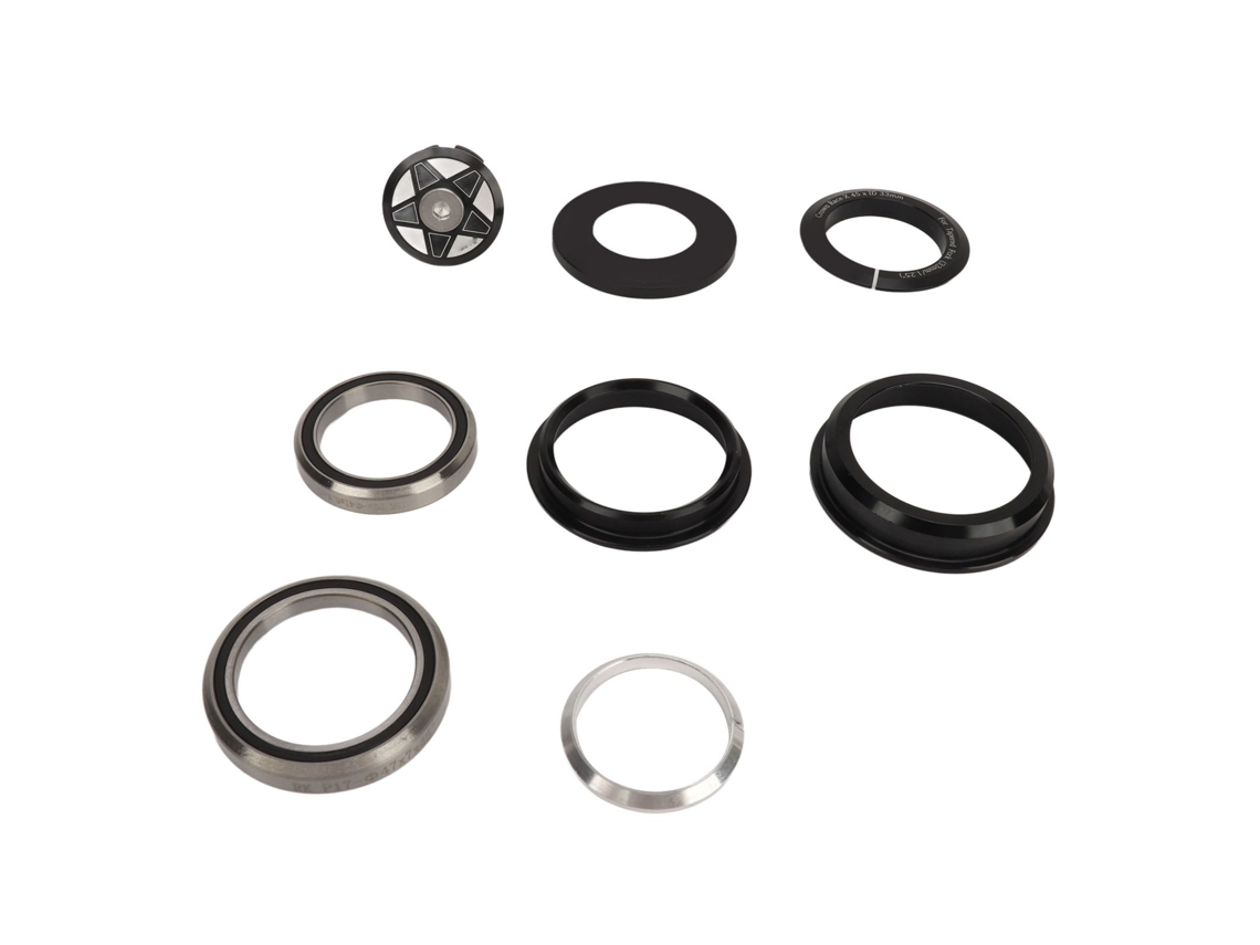Conjunto De Cazoleta De Horquilla Delantera Para Bicicleta, Accesorio De Rodamiento De Dirección Para Cuadro Cónico De 44-50,6 Mm, Horquilla Cónica De 1,25 Pulgadas