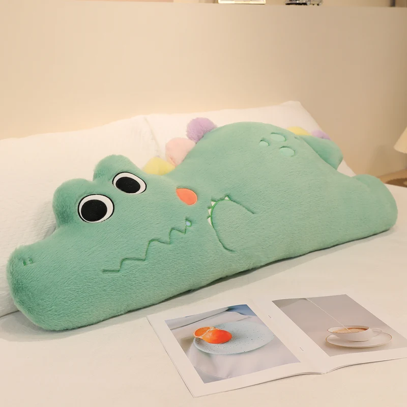 (dinosaurio 80cm) Bonita Almohada Con Forma De Animal Para Adultos, Suave Y Cómoda.