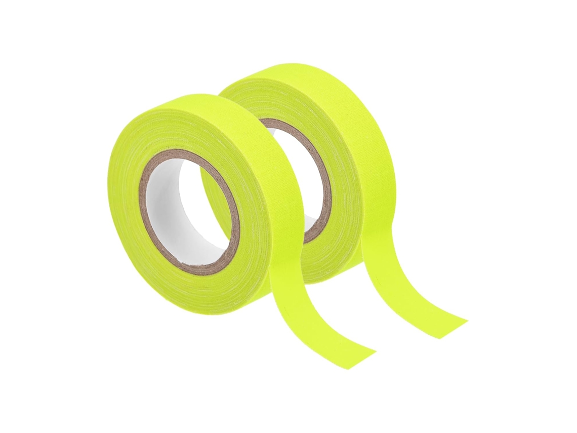 2 Rollos De Cinta Adhesiva Neón, 1,5 Cm X 10 M, Fluorescente Luminosa Para Decoración Fiestas Y Del